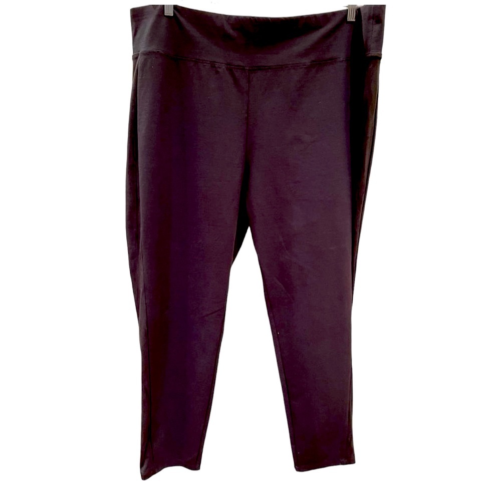NWOT Susan Graver Weekend Premium Stretch Leggings. Black 2X